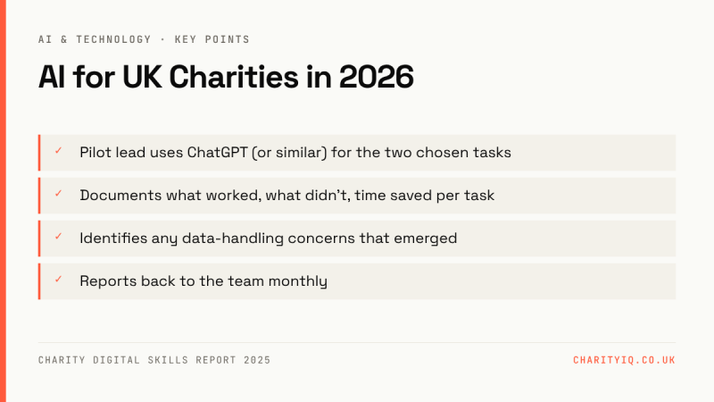 AI for UK Charities in 2026