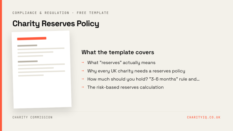 Charity Reserves Policy