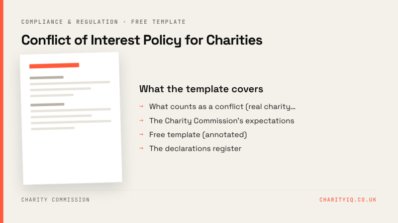 Conflict of Interest Policy for Charities