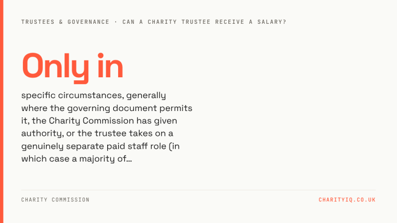 Do Charity Trustees Get Paid?